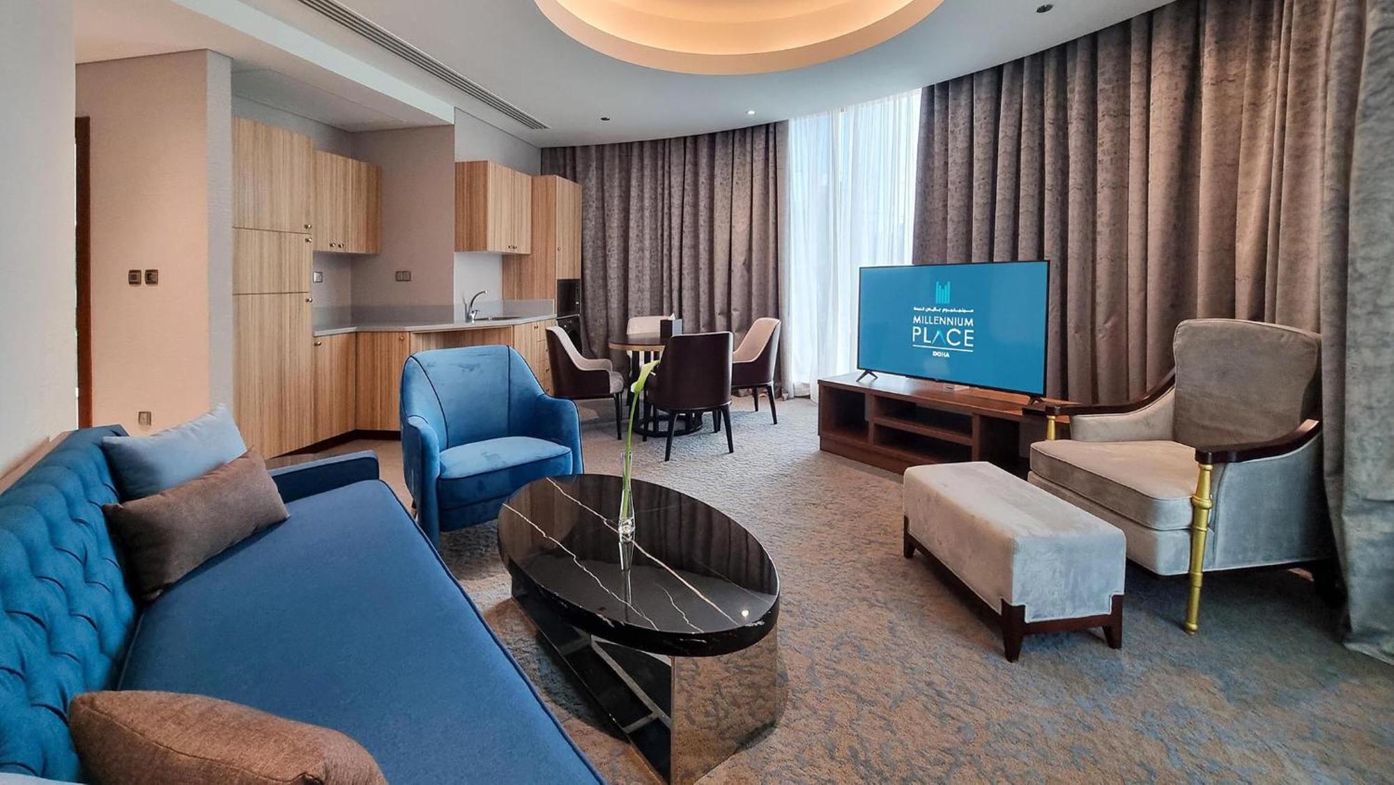Millennium Place Doha Exterior foto A suite at the hotel